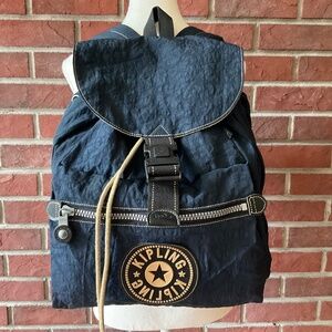 Kipling Navy Backpack